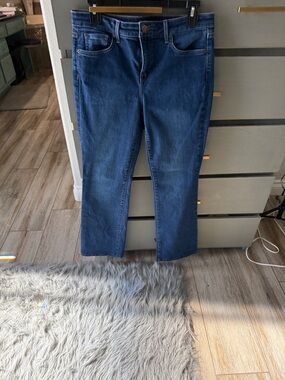NYDJ Straight Leg Jeans in Deep Blue Wash